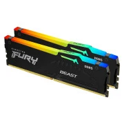 DDR5 64GB (2x32GB) 6400 MHz Beast RGB EXPO Kingston Fury (ex. HyperX) (KF564C32BBEAK2-64) (UA)