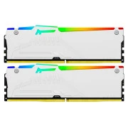 DDR5 64GB (2x32GB) 6400 MHz Beast White RGB EXPO Kingston Fury (ex. HyperX) (KF564C32BWEAK2-64) (UA)