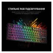 GamePro MK80R Red Switch RGB USB Black (MK80R) (UA)