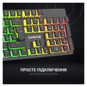 GamePro MK85R Red Switch RGB USB Black (MK85R) (UA)