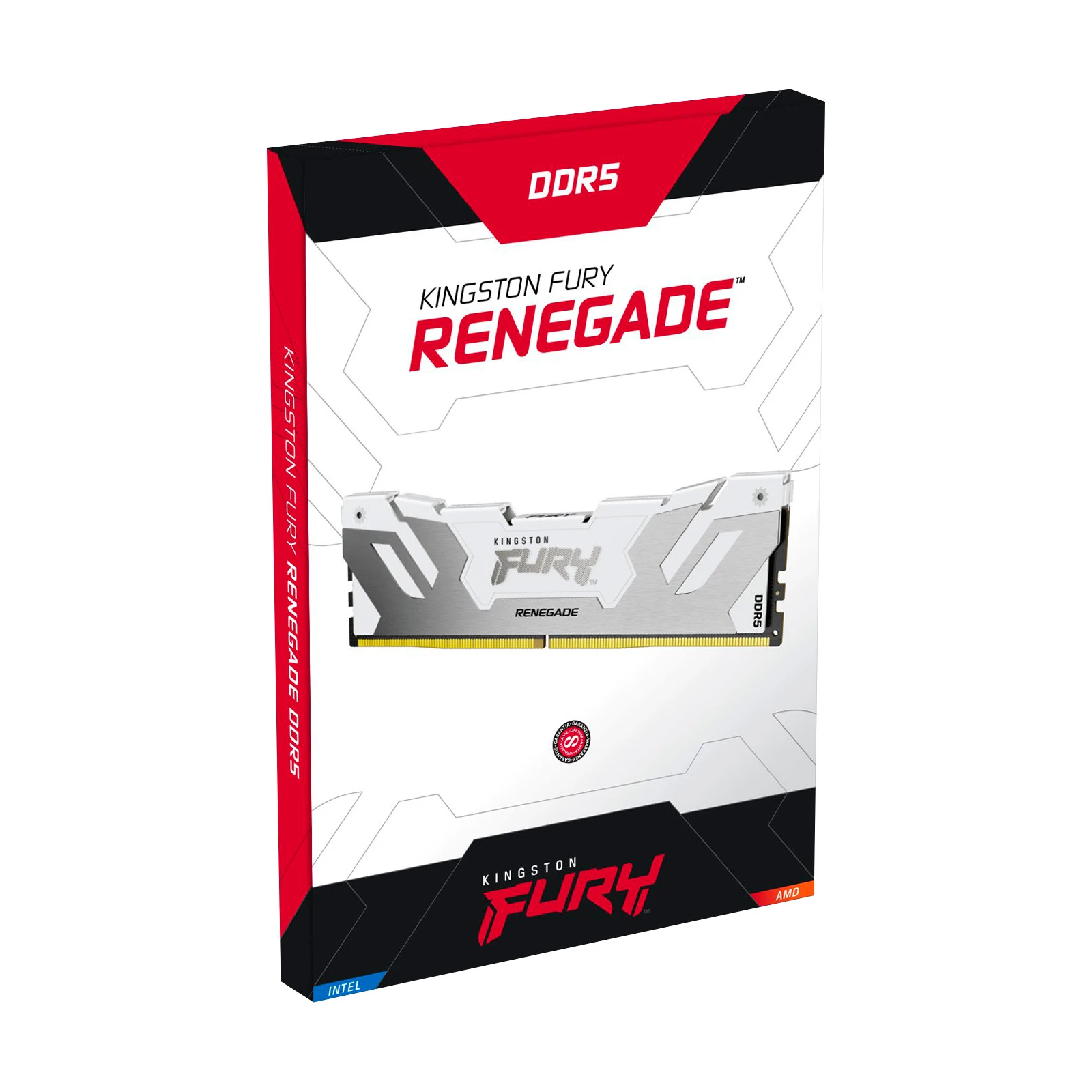 DDR5 32GB (2x16GB) 7200 MHz Renegade White XMP Kingston Fury (ex.HyperX) (KF572C38RWK2-32) (UA) Объем памяти 32 ГБ