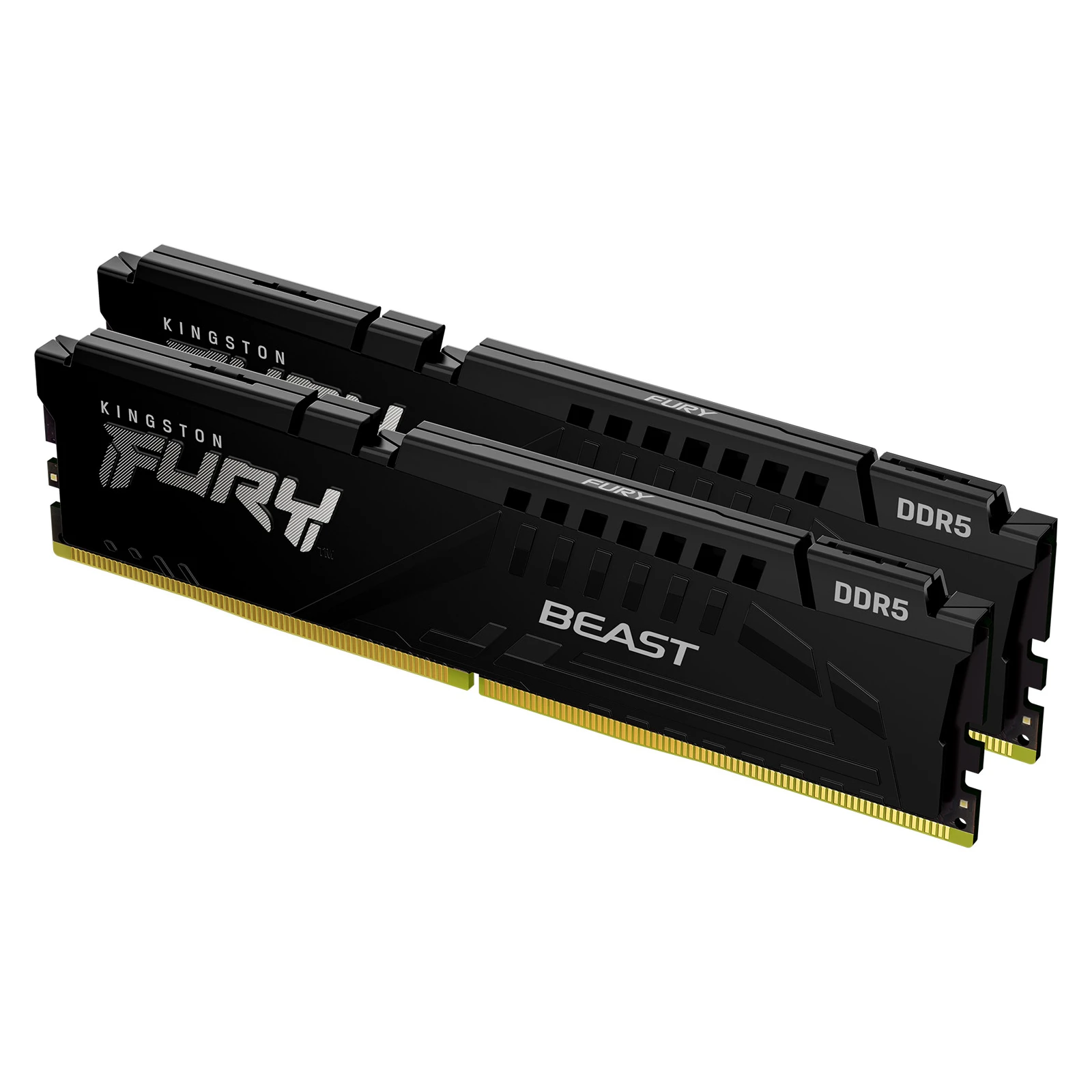 DDR5 64GB (2x32GB) 6000 MHz Beast Black EXPO Kingston Fury (ex. HyperX) (KF560C30BBEK2-64) (UA) Об'єм пам'яті 64 ГБ