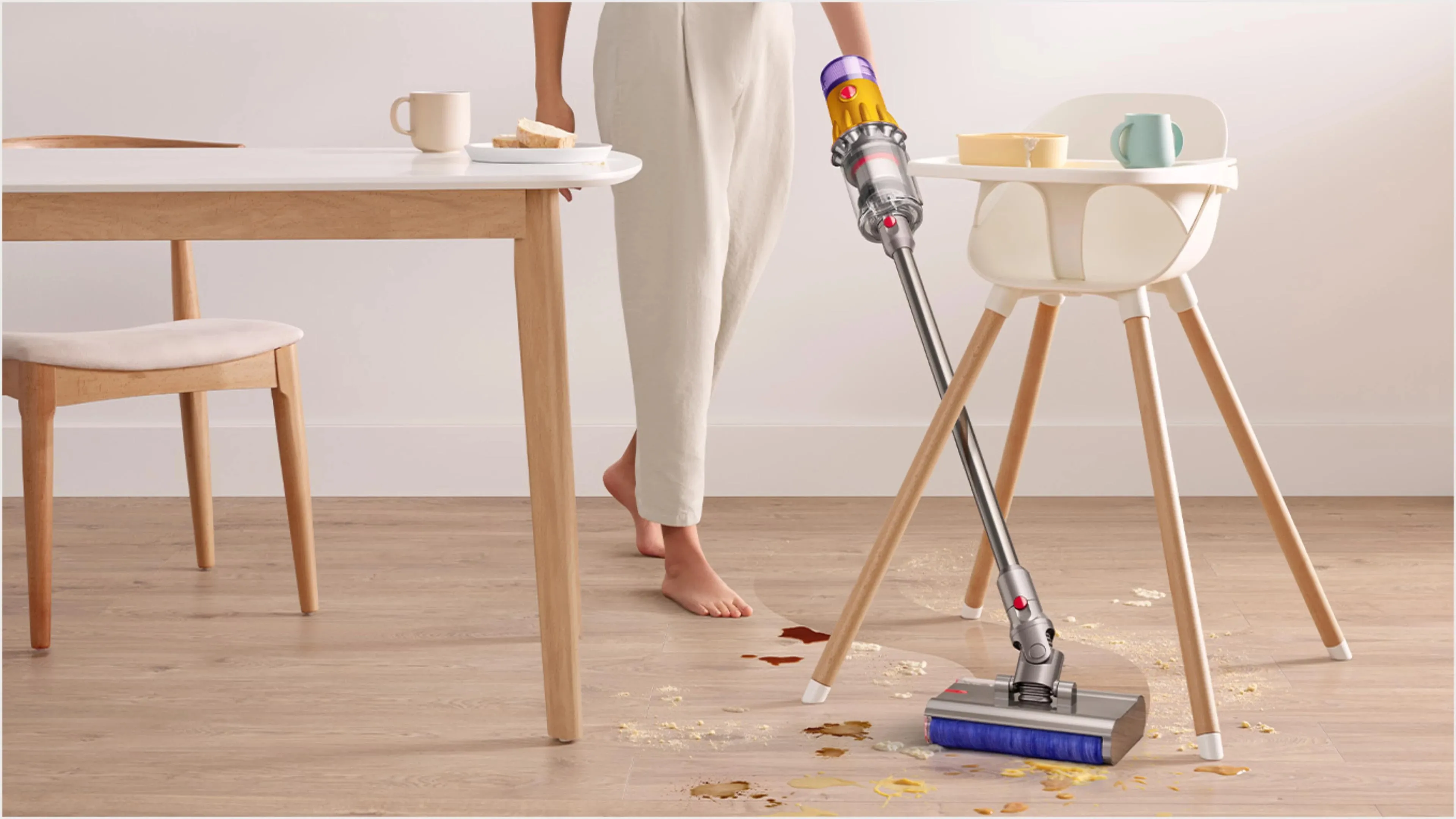 Dyson V12s Detect Slim Submarine Yellow/Nickel (448871-01) Час роботи до 60 хвилин