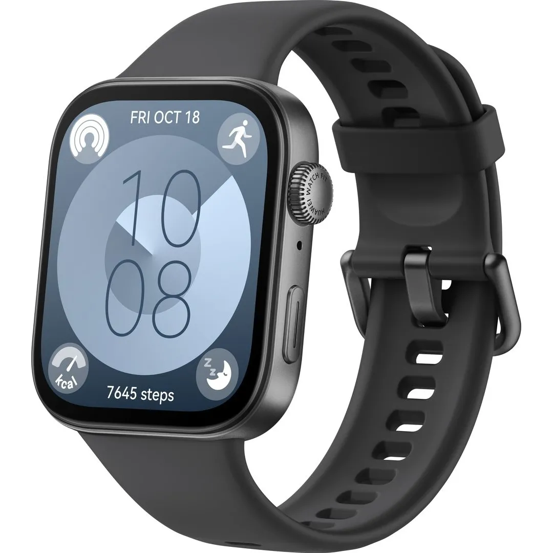Huawei Watch Fit 3 (55020CEC) Black (UA) Дисплей: 1.82, 480x408 пикс, AMOLED
