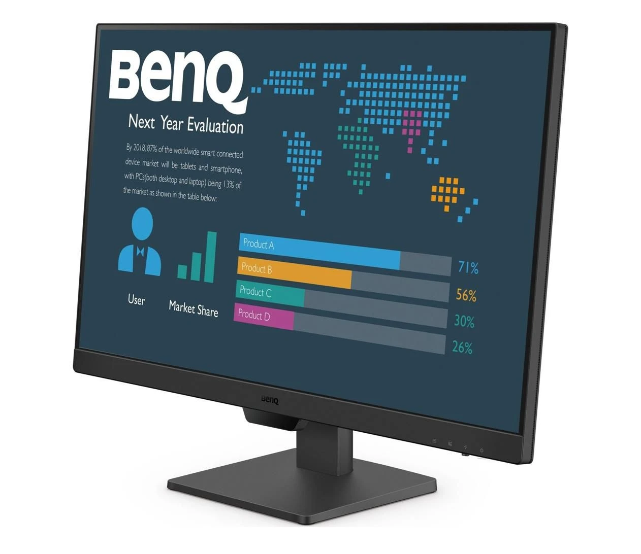 BenQ BL2790 (9H.LM6LB.QBE) EU Тип экрана  Плоский