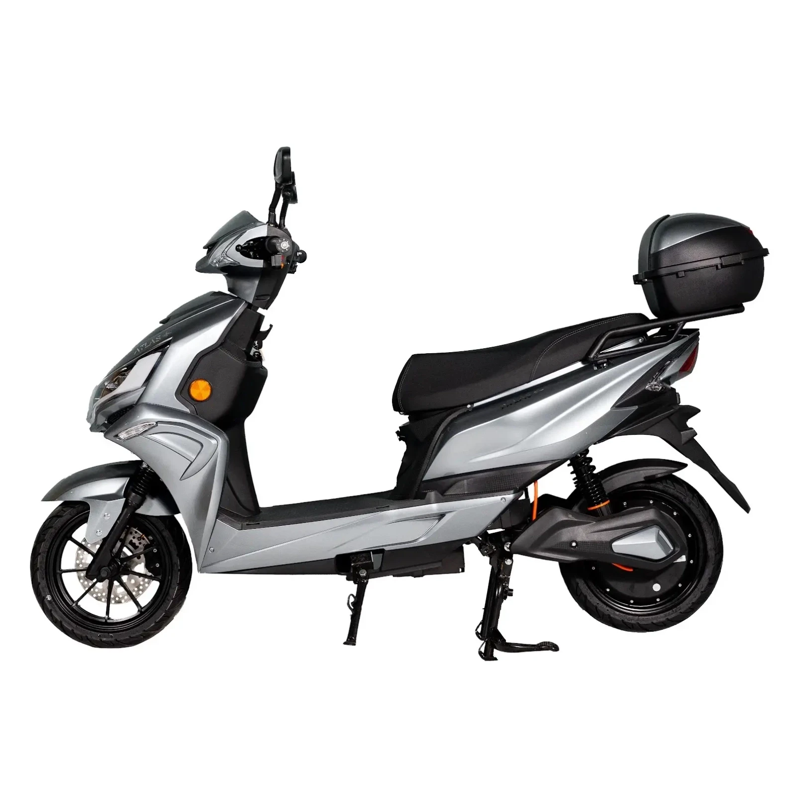 Електроскутер Atlas Eagle Box Grey (3056) (UA) Пробіг від одного заряду 80 км