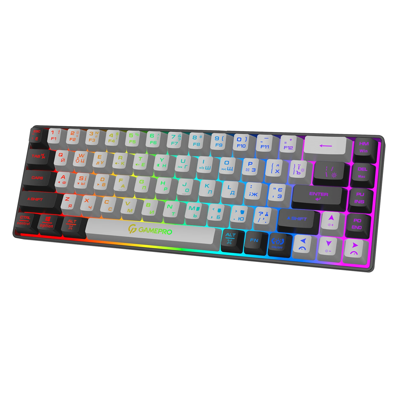 GamePro GK935 Wireless LED Black (GK935) (UA) Підсвічування клавіш є