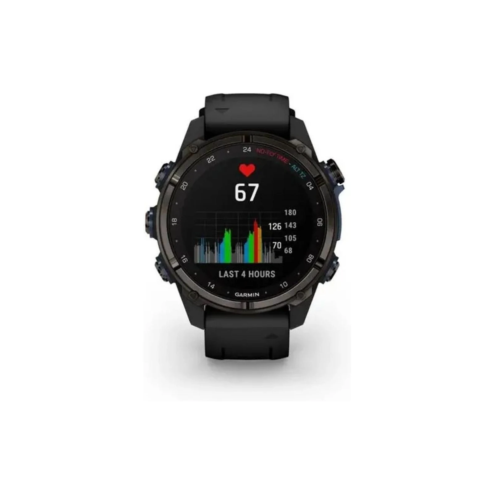 Смарт-часы Garmin Descent Mk3i, 43mm, Crbn Gry DLC Ti/Blk, Dive Computer, GPS (010-02753-11) (UA) Форма часов круглые