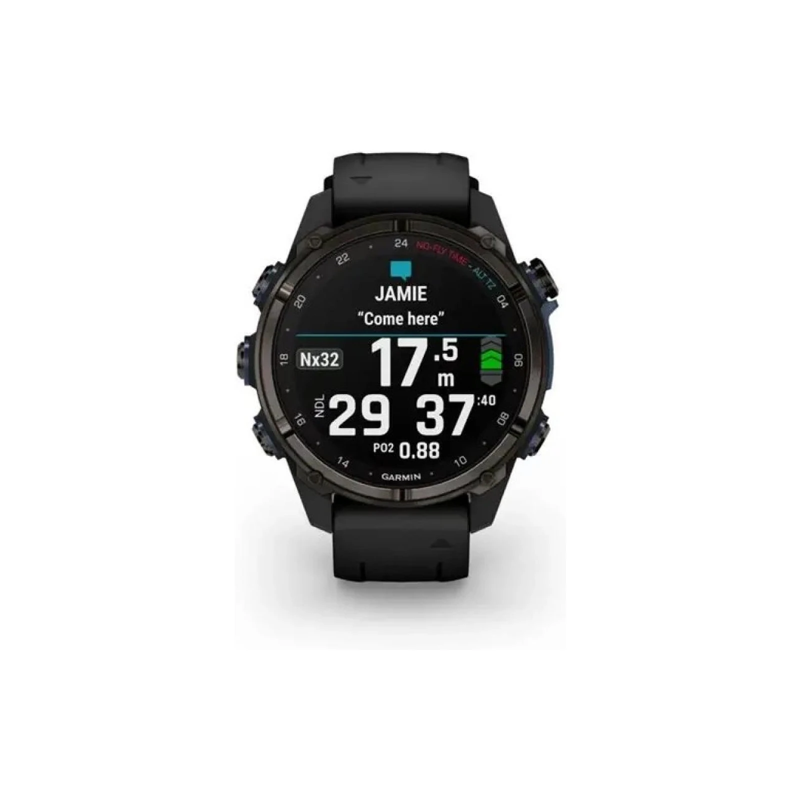 Смарт-часы Garmin Descent Mk3i, 43mm, Crbn Gry DLC Ti/Blk, Dive Computer, GPS (010-02753-11) (UA) Совместимая ОС iOS, Android