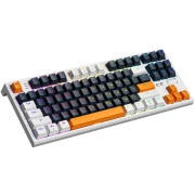 GamePro MK180W Hot-Swap Red Swich RGB USB UA White (MK180W) (UA)