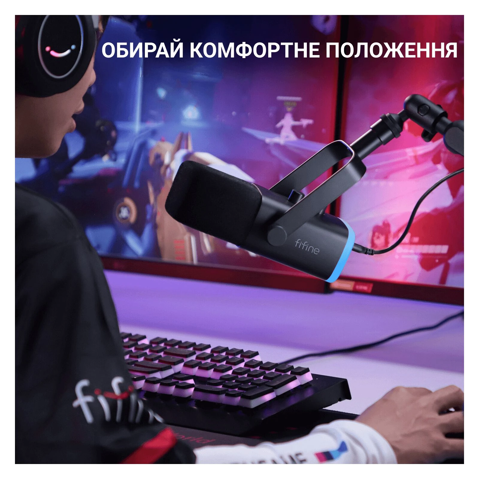 Fifine TAM8 USB Black (TAM8) (UA) Чутливість -50 дБ