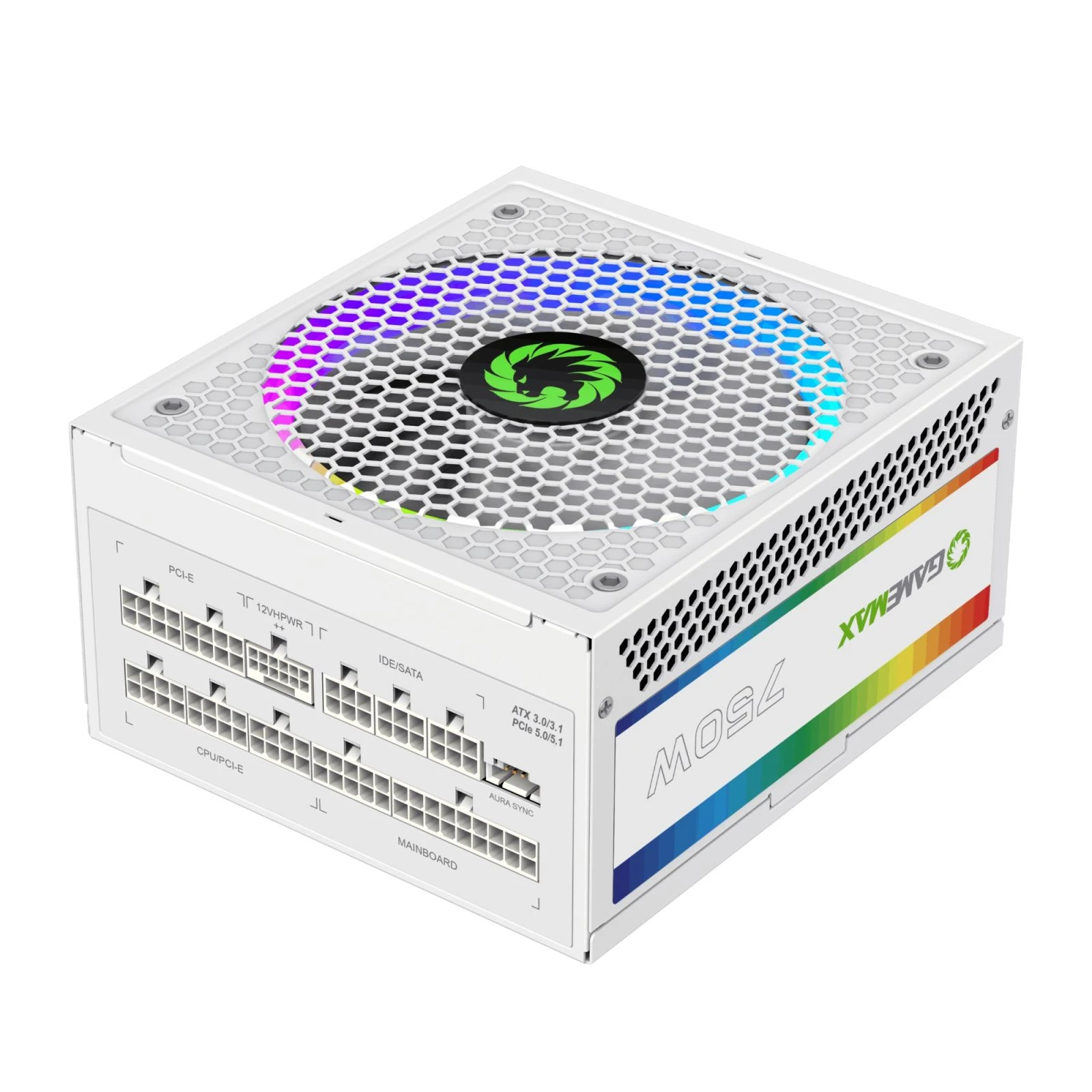 Gamemax 750W (RGB 750 PRO (ATX3.03.1 PCIe5.0) (UA) Сертифікація 80 PLUS 80 PLUS Gold