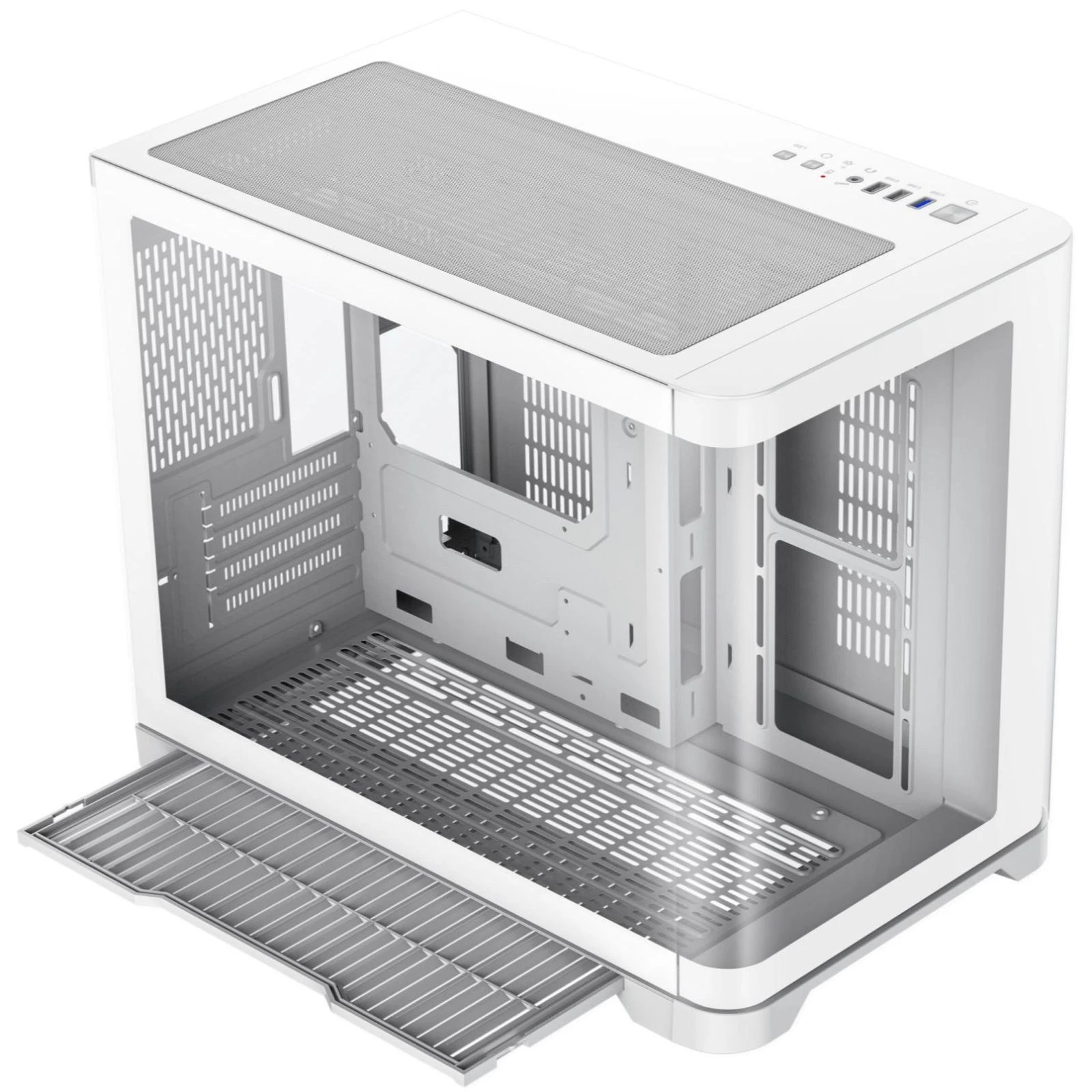 Gamemax HYPE-M White (UA) Розташування блоку живлення нижнє