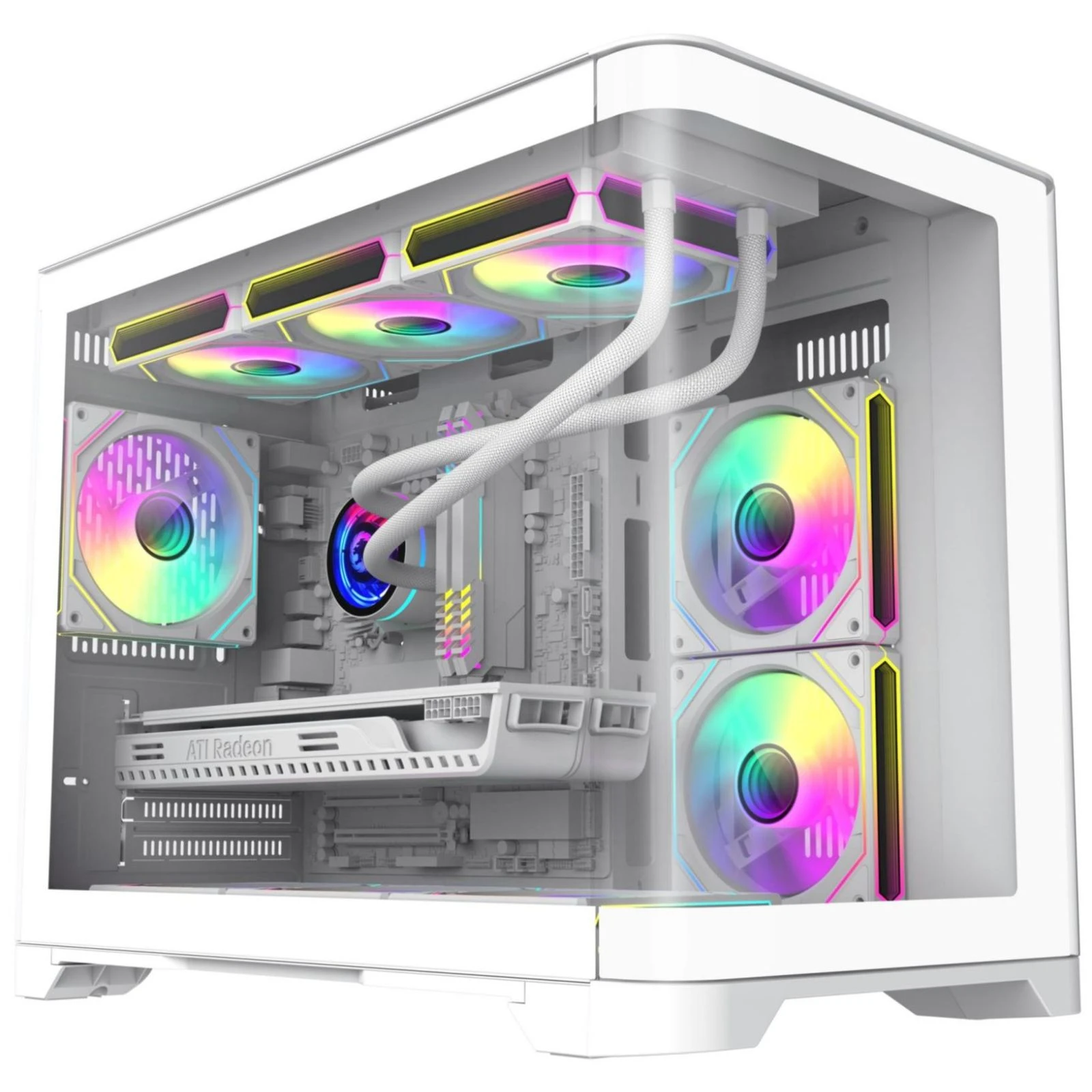 Gamemax HYPE-M White (UA) Спосіб установки вертикальний