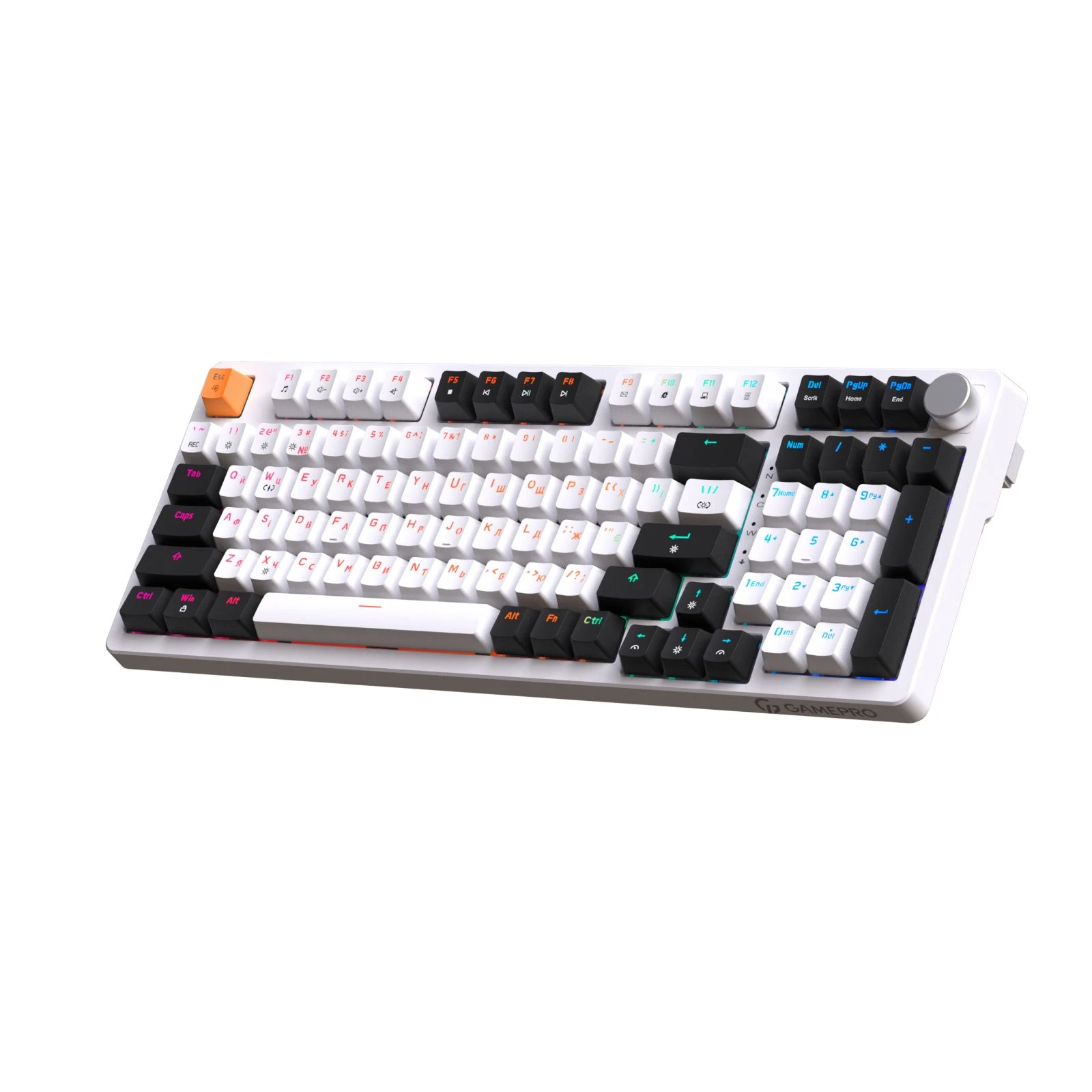 GamePro MK170W Hot-Swap Red Swich RGB USB UA White (MK170W) (UA) Назначение для ПК