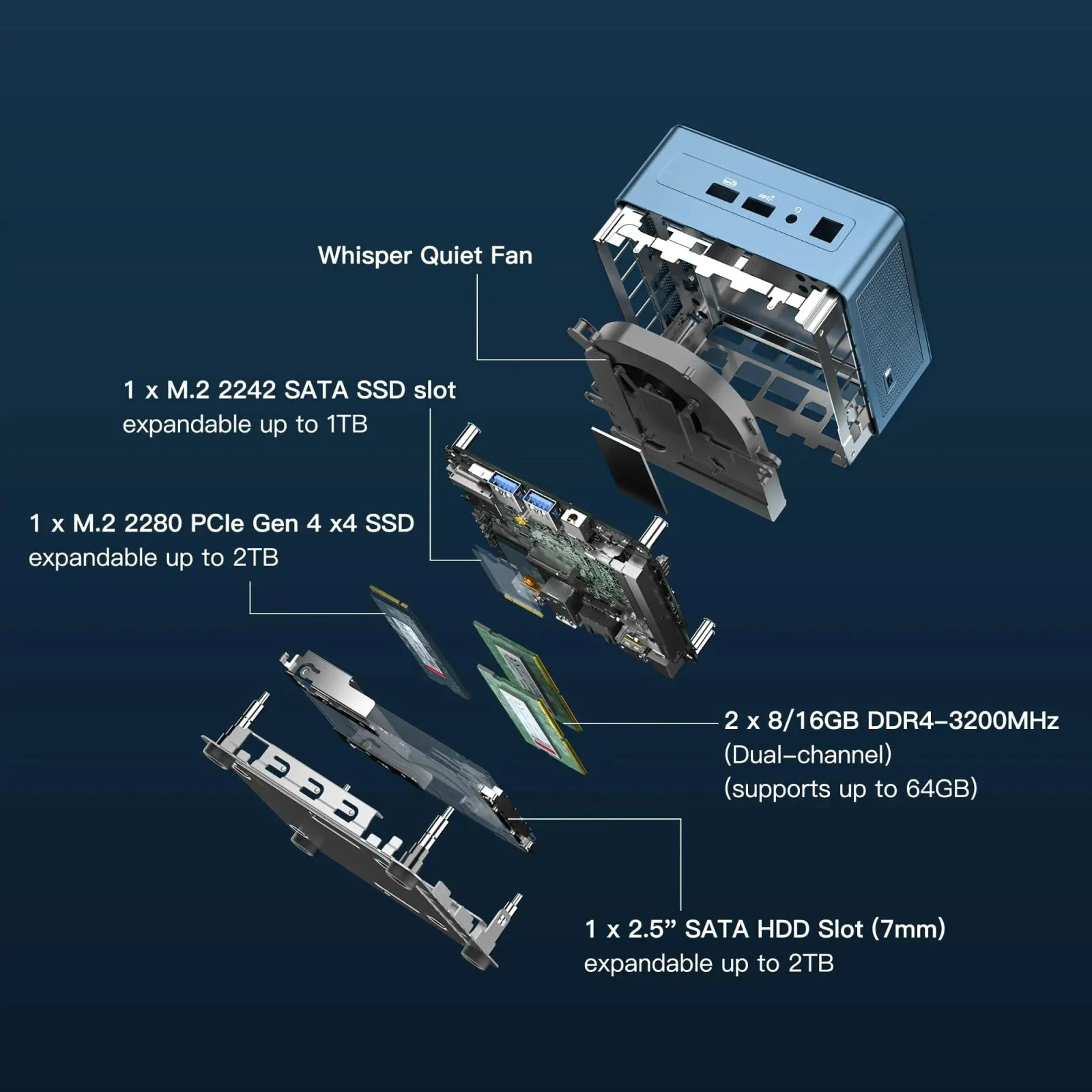 GEEKOM Mini IT13/i7-13620H, 32GB, SSD 1TB, WIN11 Pro (GMIT13i713620-321T-EU) (UA) Серія процесора Intel Core i7