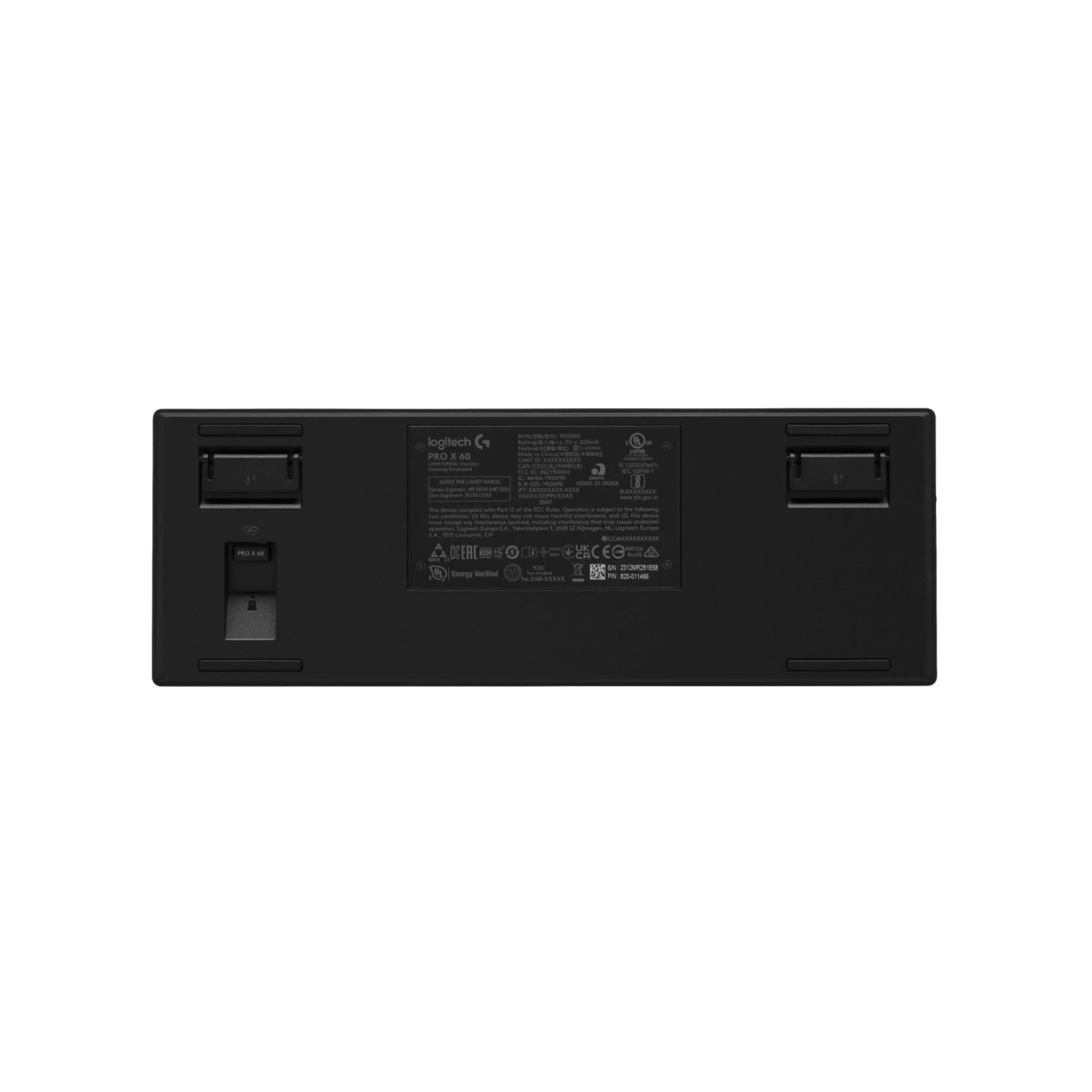 Logitech G Pro X 60 Lightspeed GX Tactile Wireless/Bluetooth UA Black (920-011911) (UA) Підсвічування клавіш RGB