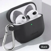 Чохол Usams US-BH741 Silicon для Apple AirPods 3 Black (BH741AP01)