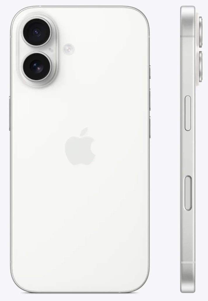 Apple iPhone 16 Plus 256GB White (MXWV3) Екран: 6,7 OLED 2796x1290 / Вбудована