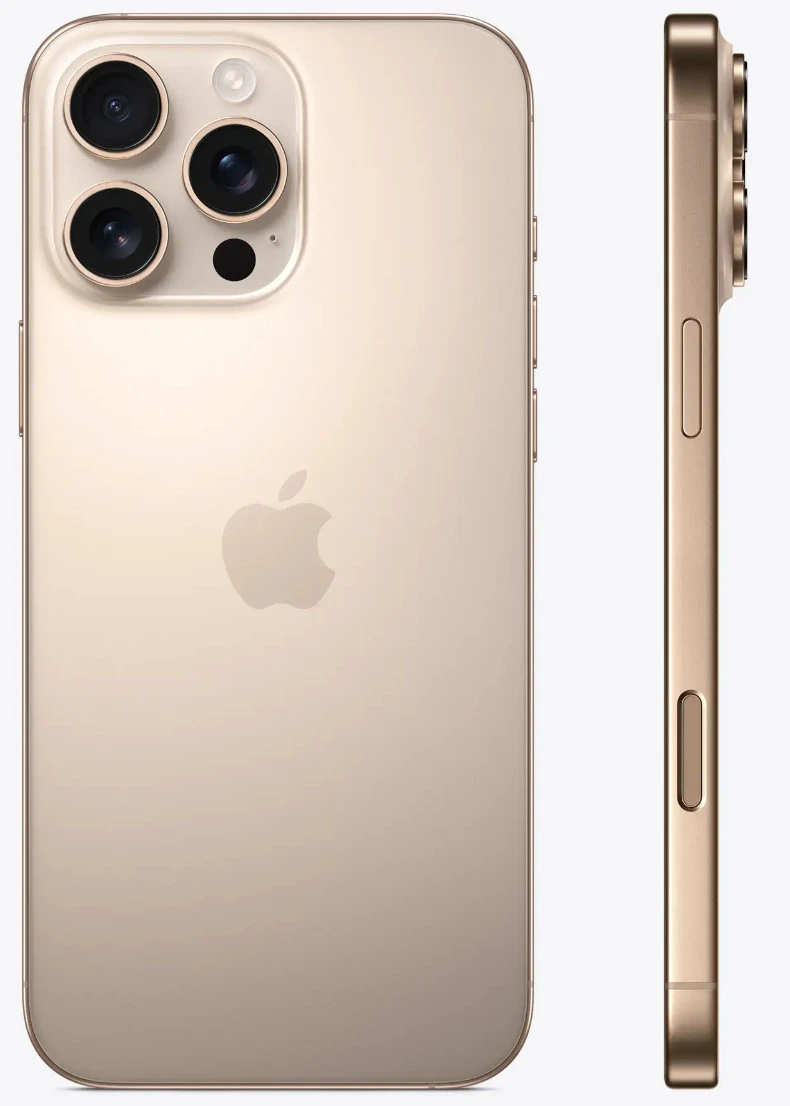 Apple iPhone 16 Pro Max 1TB eSIM Desert Titanium (MYWE3) Лінійка iPhone 16 Pro Max eSIM