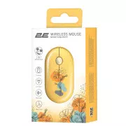 2E MF300 FLORA:POPPY Silent WL BT (2E-MF300WFLORAYW) (UA)