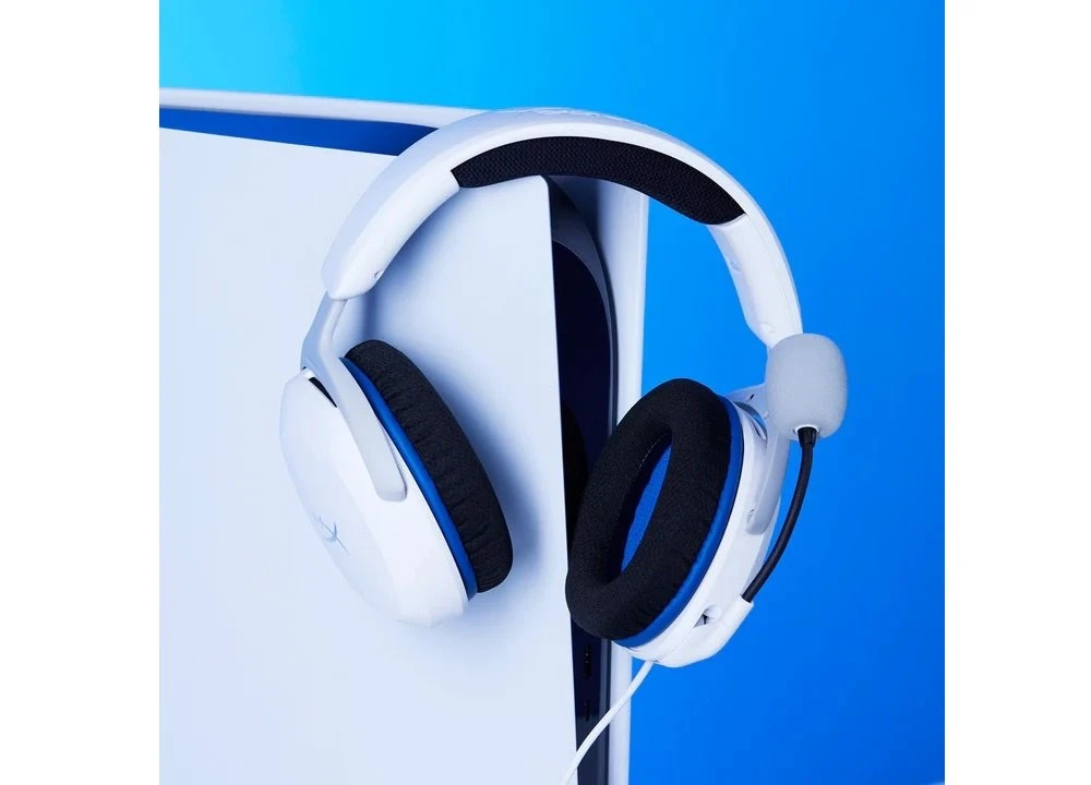 HyperX Cloud Stinger 2 Core PS White 6H9B5AA (UA) Вигляд навушників повнорозмірні