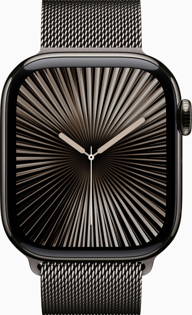 Apple Watch Series 10 GPS + Cellular 42mm Slate Titanium Case w. Slate Milanese Loop (MX053) Бренд: Apple; Лінійка: Watch Series 10 GPS +