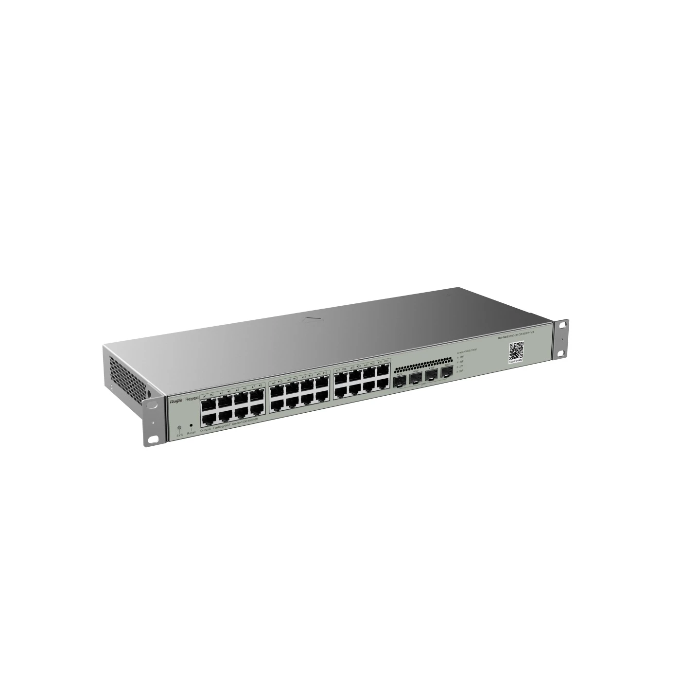 Ruijie Reyee RG-NBS3100-24GT4SFP-V2 Fast Ethernet (10 / 100 Мбіт / с): нет; Gigabit