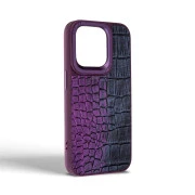 Чохол для мобільного телефону Harder Glamorous Croco iPhone 15 Pro Dark Purple (ARM76763) (UA)