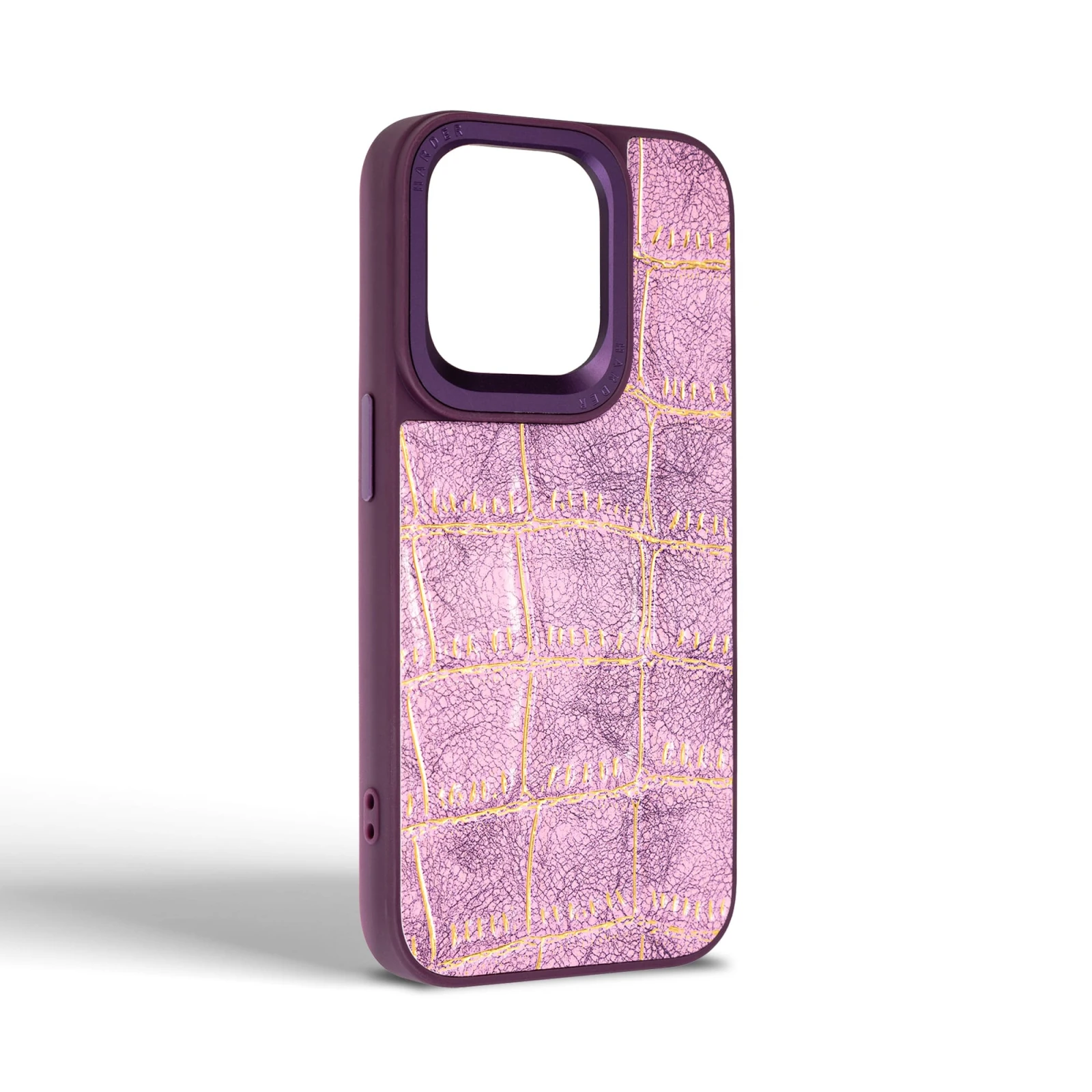 Чехол для мобильного телефона Harder Crocosaur Apple iPhone 14 Pro Purple (ARM76722) (UA) Совместимость с брендом: Apple;