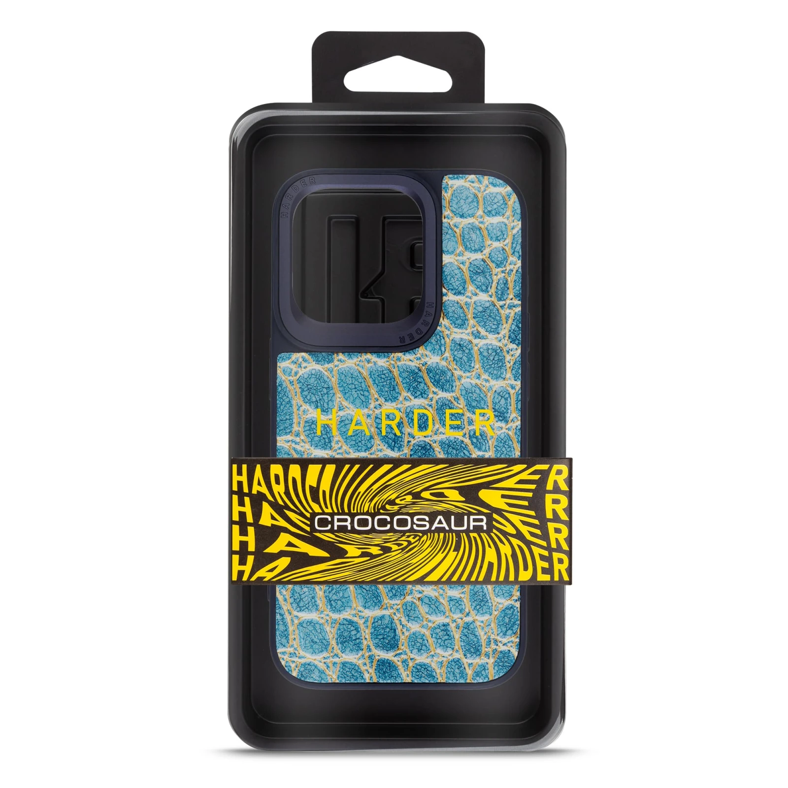 Чехол для мобильного телефона Harder Crocosaur Apple iPhone 15 Pro Blue (ARM76706) (UA) Совместимость с брендом: Apple;
