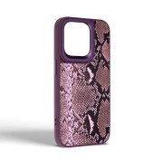 Чехол для мобильного телефона Harder Genuine Snake Apple iPhone 15 Pro Dark Purple (ARM76782) (UA)