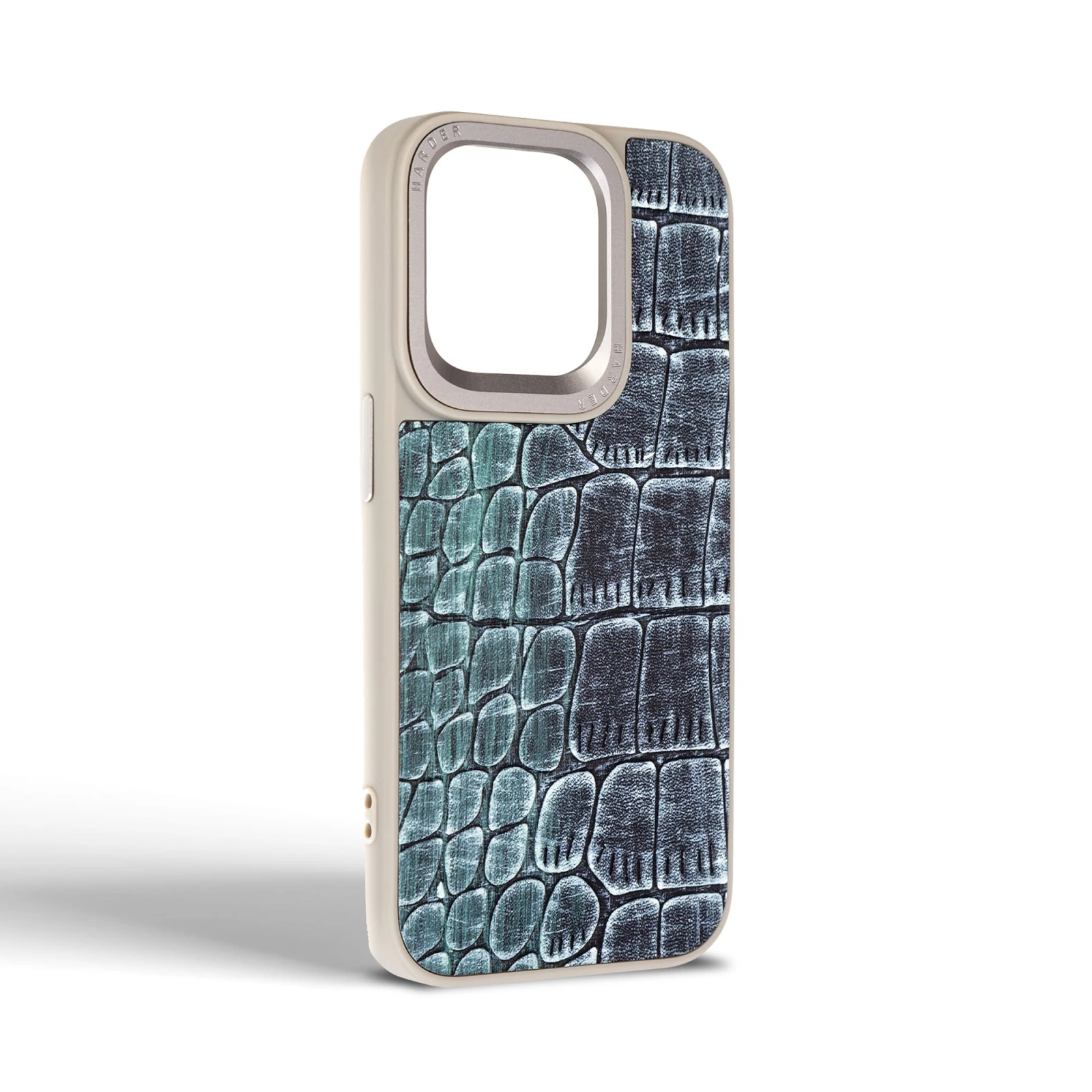 Чехол для мобильного телефона Harder Glamorous Croco Apple iPhone 14 Pro Grey Green (ARM76769) (UA) Совместимость с брендом: Apple;