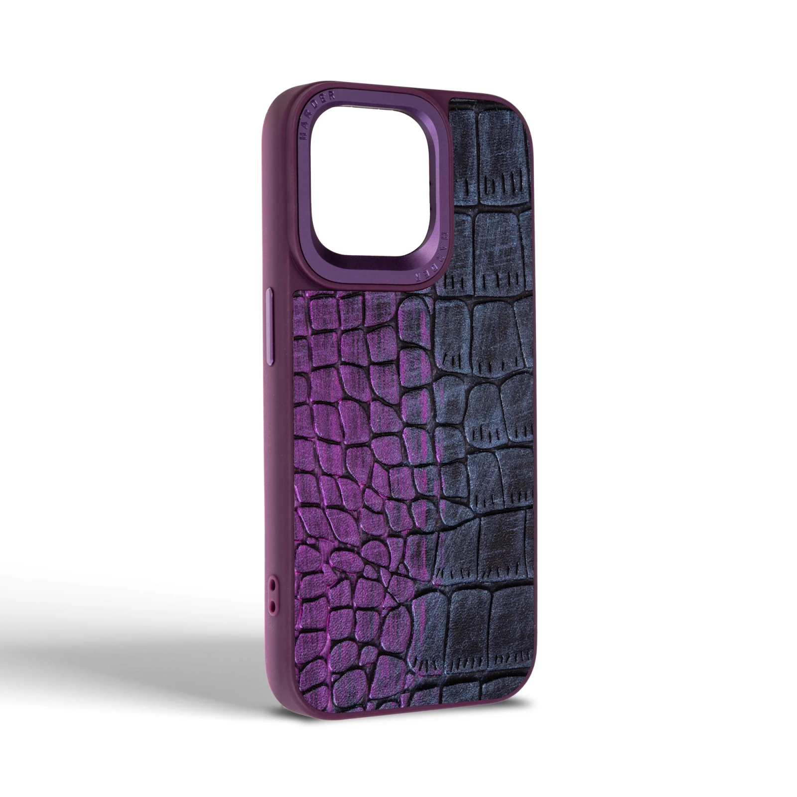 Чехол для мобильного телефона Harder Glamorous Croco Apple iPhone 14 Pro Max Dark Purple (ARM76775) (UA) Совместимость с брендом: Apple;