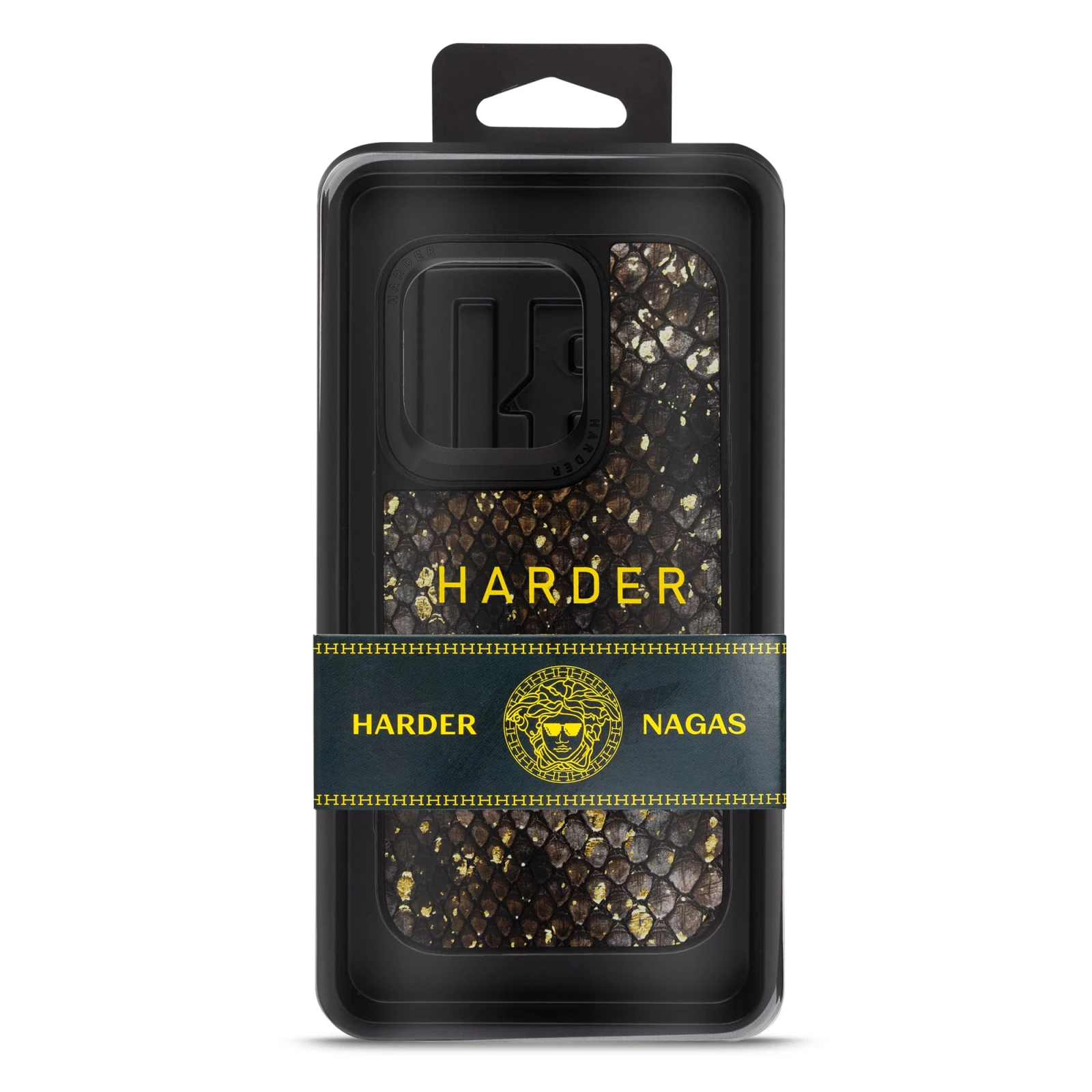Чехол для мобильного телефона Harder Nagas Apple iPhone 14 Pro Black (ARM76752) (UA) Совместимость с брендом: Apple;