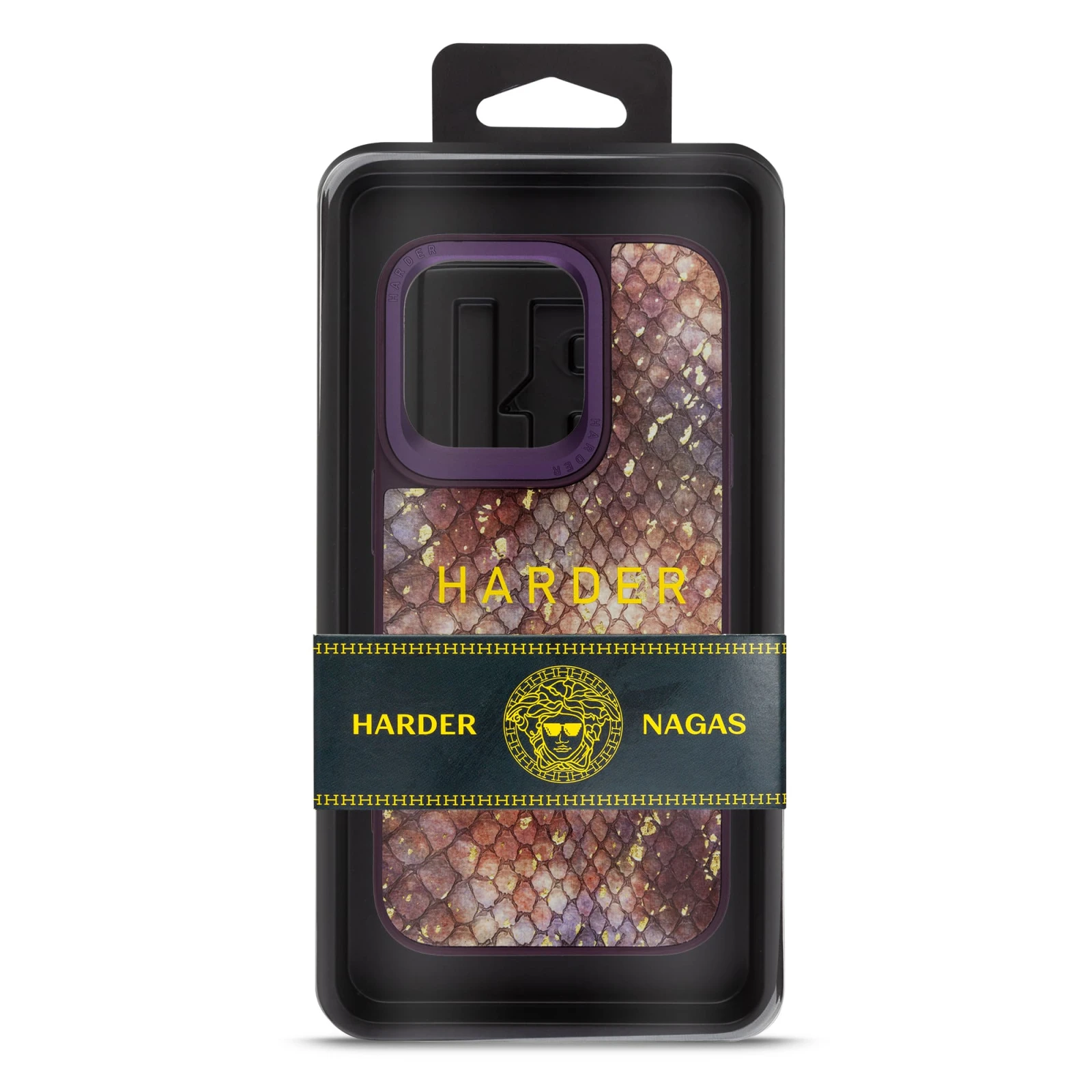 Чехол для мобильного телефона Harder Nagas Apple iPhone 15 Pro Purple (ARM76739) (UA) Совместимость с брендом: Apple;