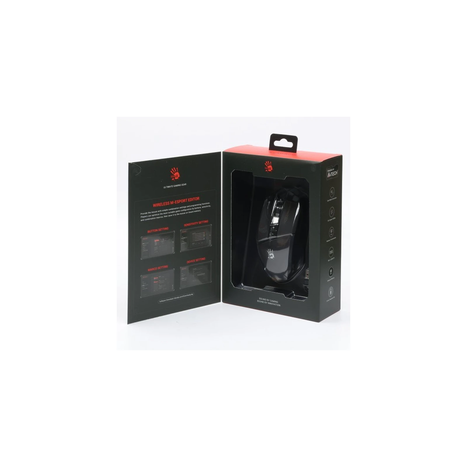 A4Tech Bloody R36 Ultra Wireless Stone Black (4711422001198) Тип: Геймерські; Підключення: