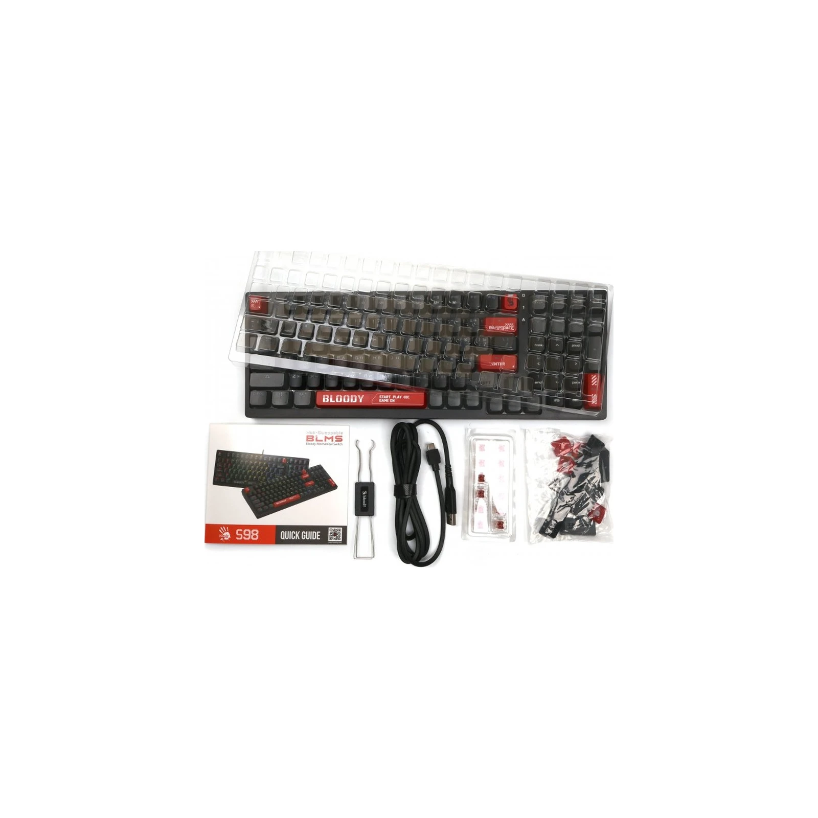 A4Tech Bloody S98 RGB BLMS Red USB Bloody Red (4711421991674) (UA) Назначение для ПК
