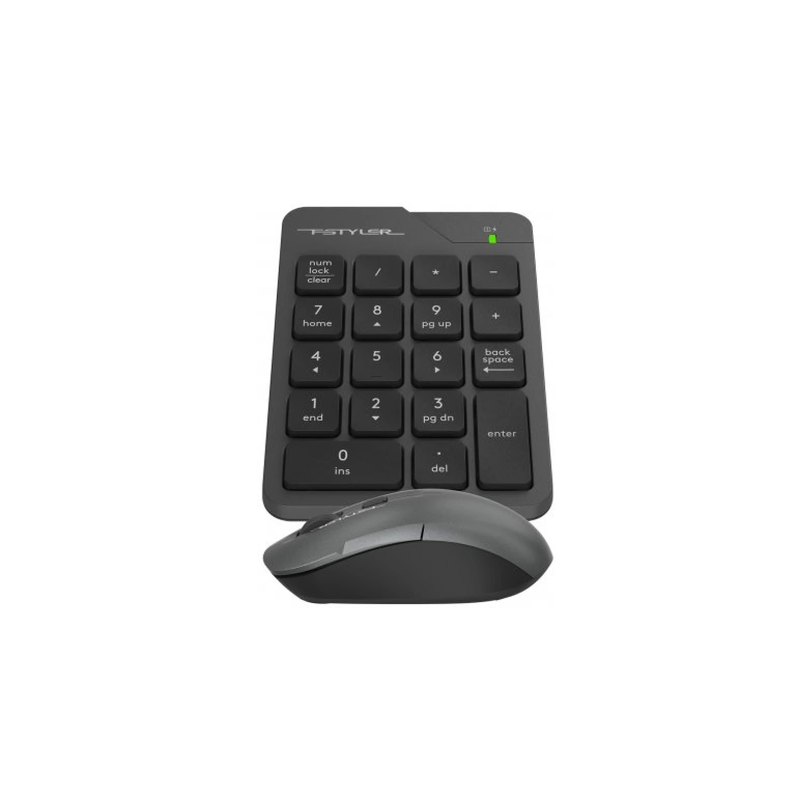 A4Tech FG1600C Air2 Wireless Grey (4711421998819) Раскладка клавиатуры английская