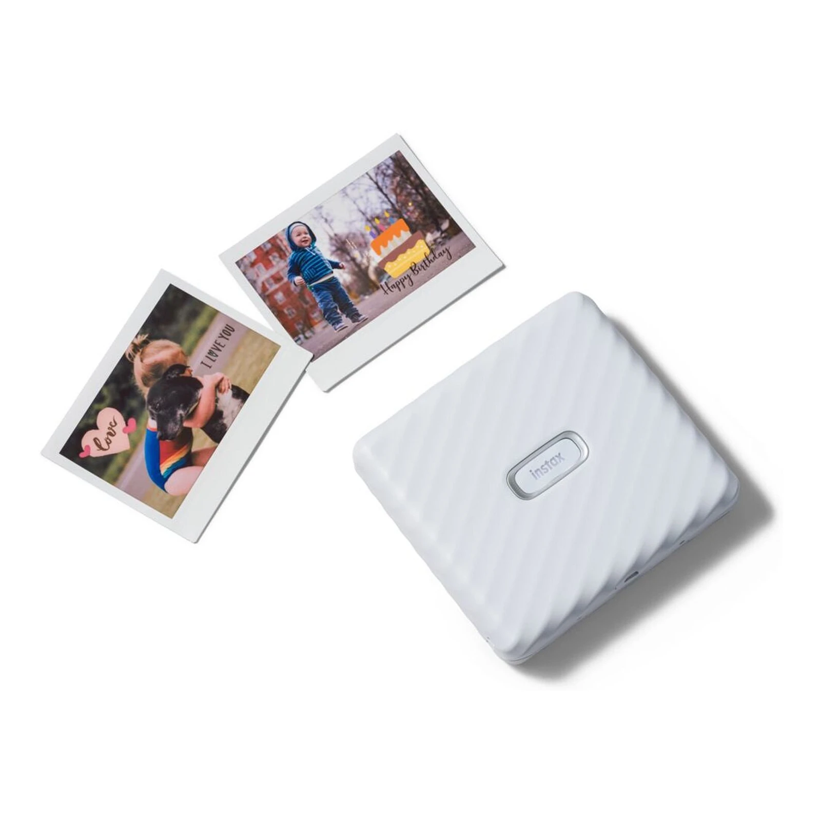 Сублимационный принтер Fujifilm INSTAX LINK WIDE A WHITE EX D (16719574) (EU) Поддерживаемые форматы фото JPEG ,  PNG ,  HEIF ,  TIFF