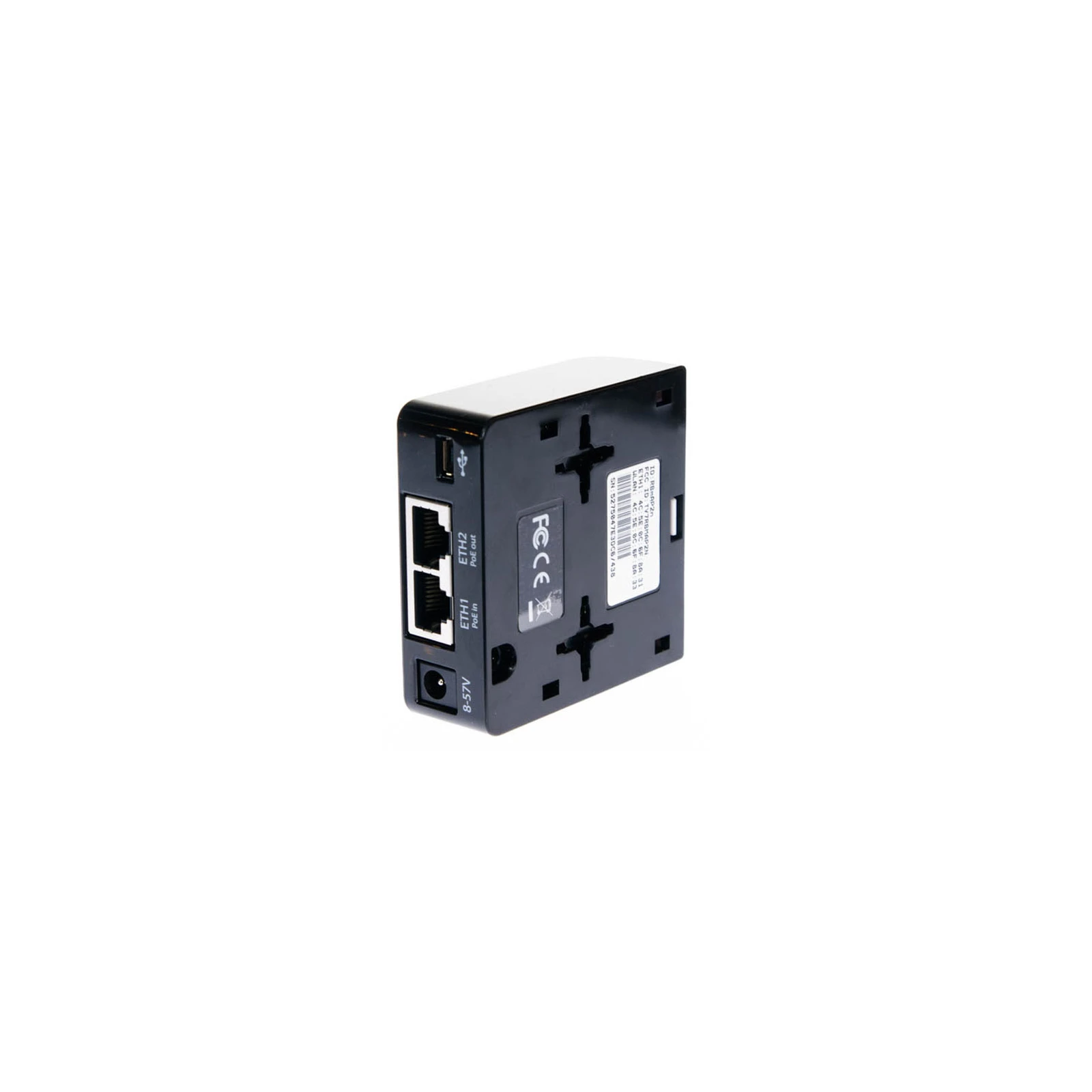Точка доступу Wi-Fi Mikrotik RBmAP2n (UA) Інтерфейси LAN 10/100 Мбіт/с, USB 2.0, WAN 10/100 Мбіт/с