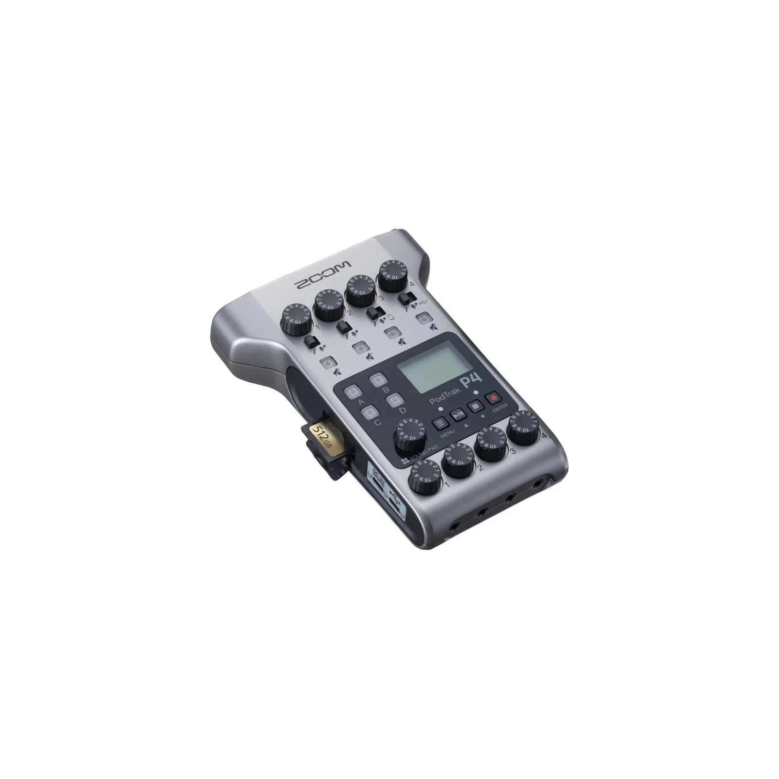 ZOOM PodTrak P4 рекордер (286994) (UA) Об'єм вбудованої пам'яті: немає