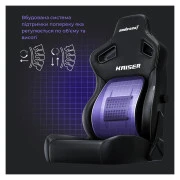 Anda Seat Kaiser 4 PVC Size XL Black (AD12YDDC-XLL-20-B-PV/C) (UA)