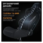 Anda Seat Kaiser Frontier Fabric Size XL Black (AD12YXL-17-B-F-B01) (UA)