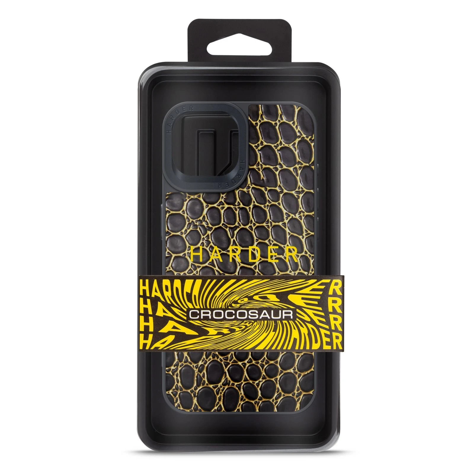 Чохол для мобільного телефону Harder Crocosaur Apple iPhone 15 Black (ARM76695) (UA) Сумісність із брендом: Apple;