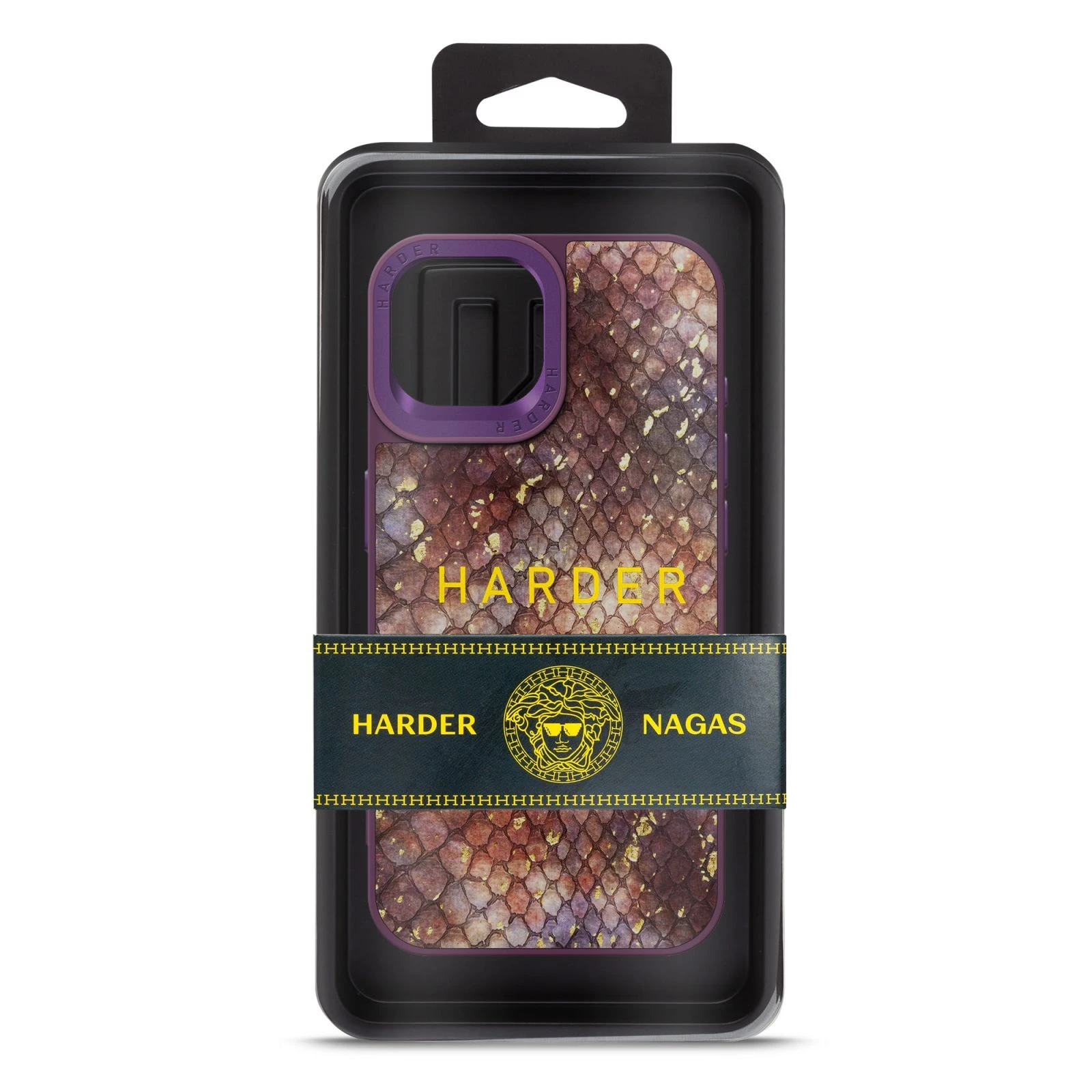 Чохол для мобільного телефону Harder Nagas Apple iPhone 15 Purple (ARM76734) (UA) Сумісність із брендом: Apple;