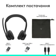 Logitech Zone 305 for Business Wireless/Bluetooth UC Black (981-001453) (UA)
