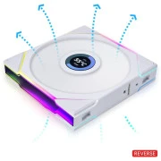 Вентилятор Lian Li Uni Fan TL LCD Reverse 140 White (G99.14RTLLCD1W.00) (UA)