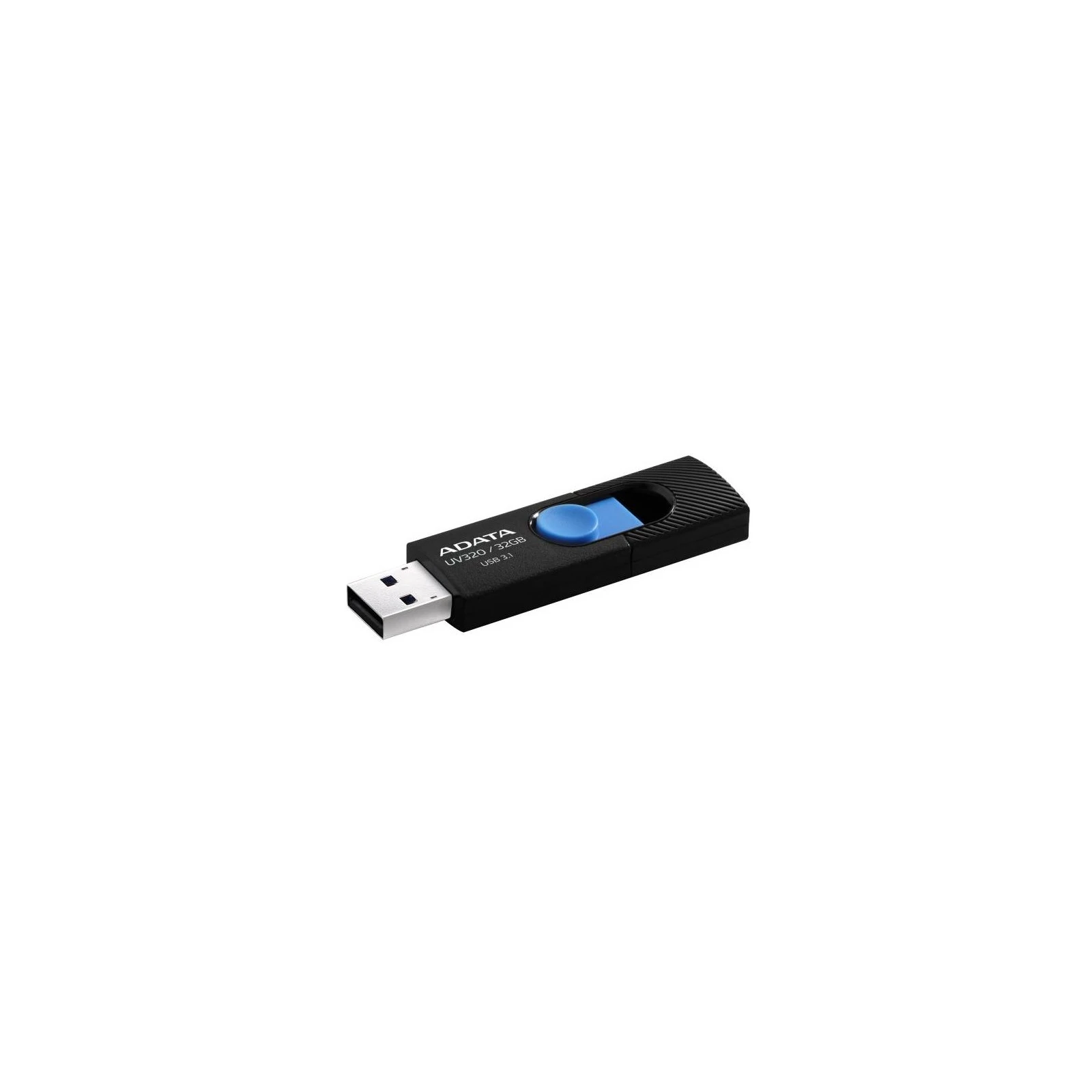 ADATA 32GB UV320 Black/Blue USB 3.1 (AUV320-32G-RBKBL) (UA) Объем памяти 32 Gb