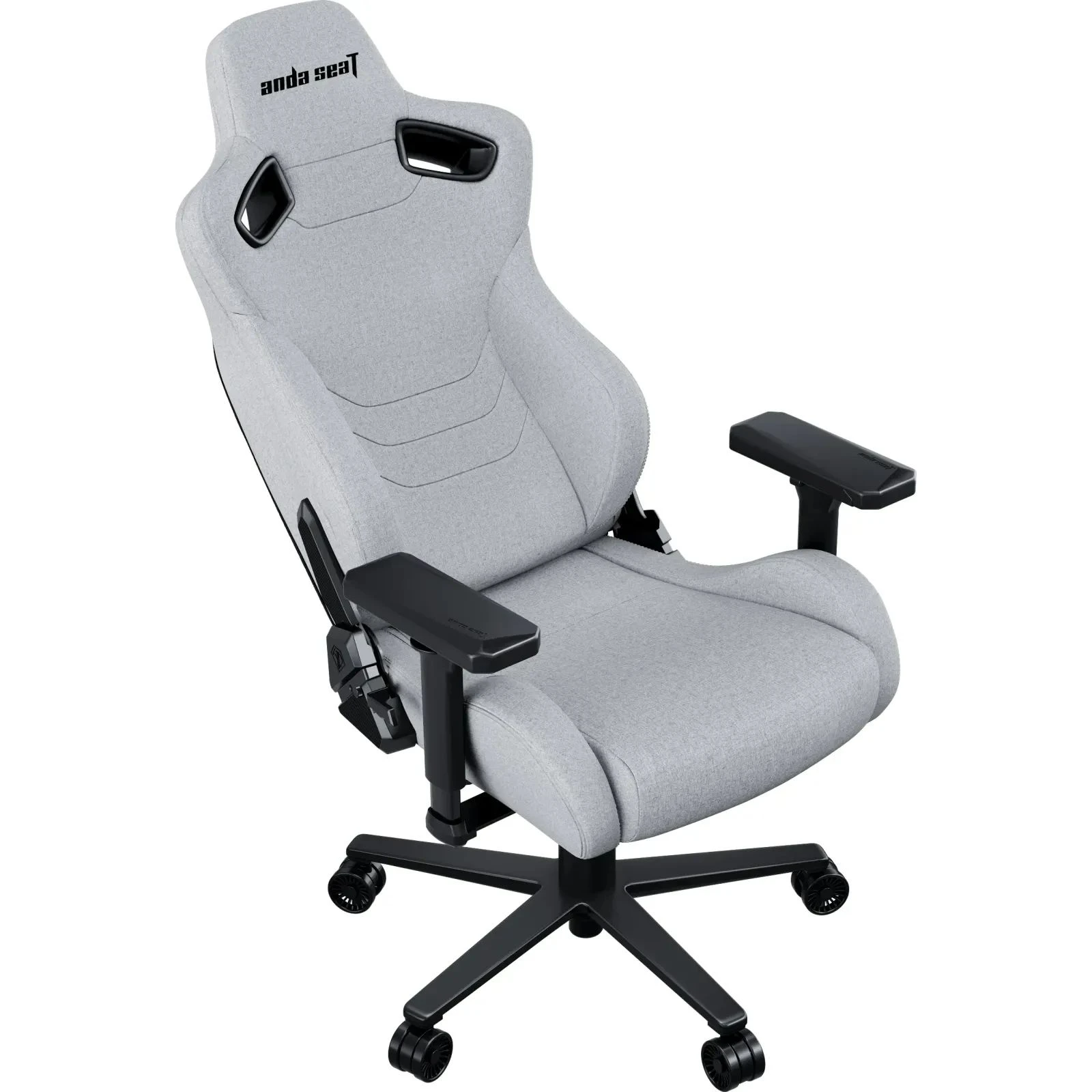Anda Seat Kaiser 2 Pro Fabric Size XL Grey (AD12YXL-17-G-F-G01) (UA) Настройка подлокотников 4D